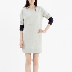 Madewell S Sweatshirt Dress Color Block Jumpstart